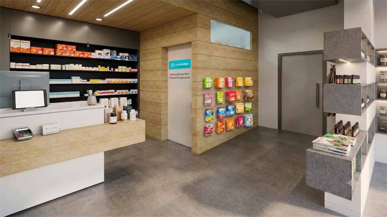 Individuell integrierter Versorgungsraum in der Apotheke